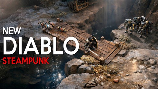 《水晶坠落》首个游戏演示，全新蒸汽朋克免费动作角色扮演游戏，将于2026年上线