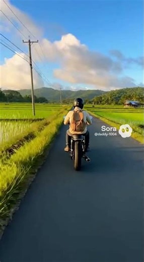 【田園×バイク】田舎道をのんびり走る！