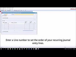 Creating Skeleton Recurring Journal Entry