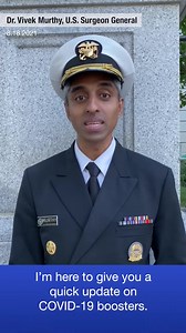 Are you 18 years old? Are you coming up on 8 months since you got your second dose of the COVID-19 vaccine? Here’s what you need to know about booster shots —> | U.S. Surgeon General