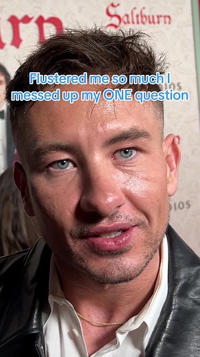 The Flustered Encounter with Barry Keoghan | Saltburn Red Carpet