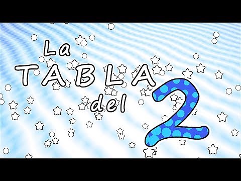 La tabla del 2 - CANCIONES INFANTILES - aprender la tabla del dos - canciones para niños