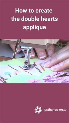 Create Adorable Double Hearts Applique!
