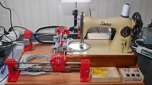 CNC Embroidery Machine Punches Out Designs A Stitch At A Time