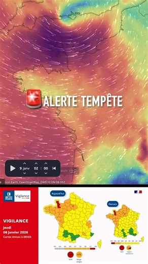 ⚠️🔴 [Mise à jour à 19h] Vigilance rouge et orange en Normandie ! GORRETI c’est le nom de la tempête qui traversera la France dès jeudi soir. Le département de La Manche, du Calvados et de l’Eure devraient connaître des rafales de vent fortes, non atteintes depuis plusieurs années. En Seine-Maritime le vent devrait aussi dépasser les 150km/h dans la vallée de la Seine et sur le littoral. 💨 Les caps exposés de la Normandie pourraient voir des vents à 170 km/h à partir de 23h ! Le pic s’étendra j