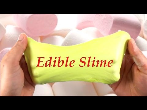 DIY Edible Marshmallow Slime Without Glue ,Baking Soda or Borax!! Easy Slime Tutorial