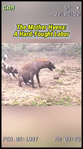 The Challenges of Mother Hyenas in the Wild