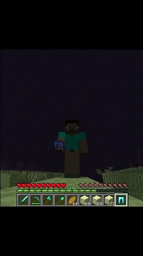 初めてスニーク速度上昇をつけた時の感覚 #マイクラ #minecraft