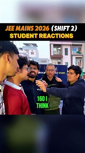 JEE MAINS 2026 (SHIFT 2) STUDENT REACTIONS 🔥 #jeemains2026 #esaral #jeemains #iitjee #motivation