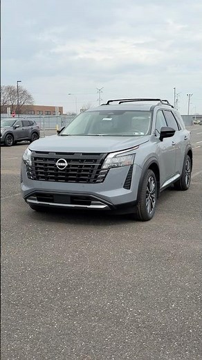 Boulder Gray 2026 Nissan Pathfinder Platinum