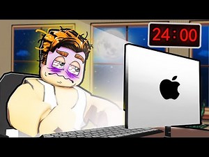 I spent 24 hours in Roblox Office and THIS HAPPENED