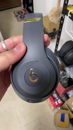 国行正品beats studio3魅影灰无线蓝牙耳机录音师3魅影灰99新#beats #蓝牙耳机