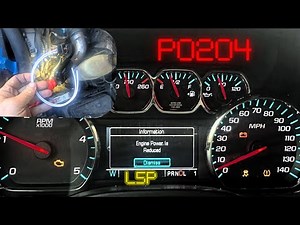 Quick P0204 Duramax L5P Diesel Number 4 injector Plug change, Fix Limp Mode