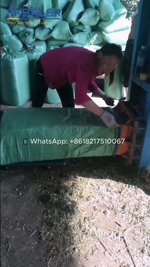 Vertical Bagging Baler for Biomass | SKBALER