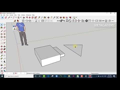 LỆNH ĐỐI XỨNG TRONG SKETCHUP - Mirror