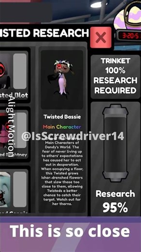 Getting bassie in dandys world #dandysworld #roblox #microwavesarecool