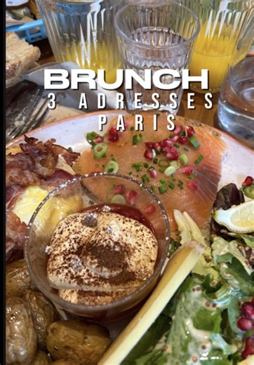 Envie de bruncher à Paris ? 🤍 J’ai testé 3 adresses qui valent vraiment le détour 👇 1️⃣ MONCŒUR BELLEVILLE – 1 Rue des Envierges, 75020 🌇 Vue sur la Tour Eiffel & formule brunch généreuse 💸 À partir d’environ 19€ 📅 Brunch uniquement le dimanche 2️⃣ APÉGO – 22 Rue des Saints-Pères, 75007 🌿 Produits bio & de saison dans un cadre lumineux 💸 Formule semaine ~27€ / brunch à volonté week-end ~39€ 📲 Réservation conseillée 3️⃣ DÉKÀ – 4 Rue Hermel, 75018 ☕️ Ambiance cosy & assiettes entre 15–18€ 