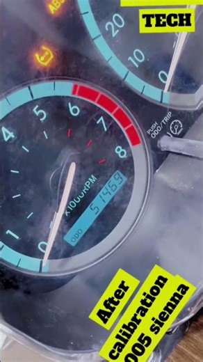 2005 sienna odometer calibration