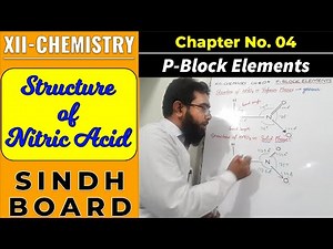 Structure of Nitric Acid in Vapor & Solid Phases || CH#4 || P-Block Elements || XII - Chemistry