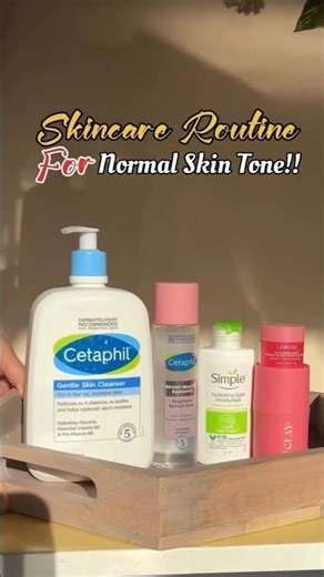 Simple 5-step normal skin routine for daily glow. Easy, quick, and perfect for healthy, radiant skin
