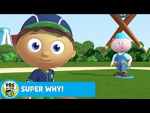 SUPER WHY! | Whyatt Practices Baseball | PBS KIDS