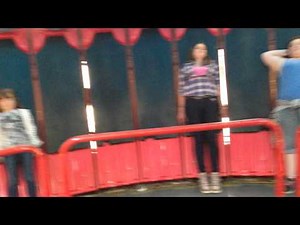 Gravitron inside ride, pleasure island Cleethorpes July 2014
