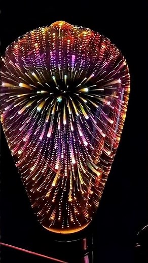 Firework LED Light Bulb ✨ | 3D Decorative Night Lamp for Home & Festival Decoration
