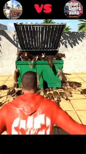 dustbin iPhone challenge In Indian theft auto vs Indian Gt5 vs IBD3D#share #gta #gaming #viralvideo