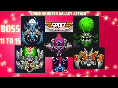 Space Shooter Galaxy Attack Boss Level 11 To 15