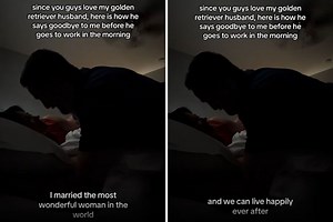 Tears Over Heartwarming Way Man Says Goodbye to Wife Every Day Before Work