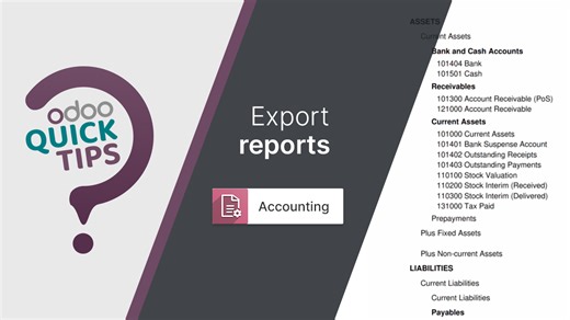 Stop stressing over financial reports! 📊 📉 Don't let your finances hold you back. Here's how to effortlessly access your reports. #odoo #accounting #Reports | Odoo