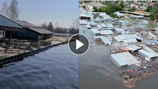 Diga di Kakhovka distrutta, è catastrofe: le immagini delle città annegate