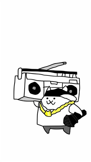 Rapper cat and his adherence to being eaten by Doge Darks #animation #wickeditor #shorts #battlecats