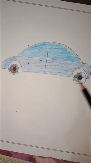 how to draw car step by step ✨ #video #art #viral #shorts