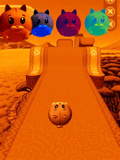 Going Balls | • Cat Balls which ball will win 🟠🔵🔴🟢 #goingballs #gameplay #colors #casualgame #goingballsgame