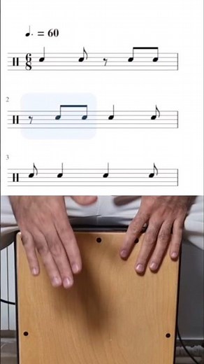 کاخن و ریتم‌خوانی: یاد بگیر ریتم را بشنو و بنواز Cajón & Rhythm: Hear it , Play it!