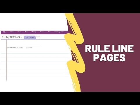 Create New OneNote Pages with Rule Lines