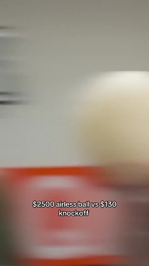 Airless Basketball Showdown: $2500 vs $130 Knockoff