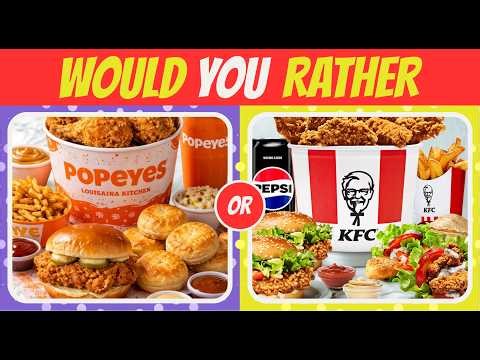 Would You Rather FAST FOOD EXTREME 🍔🔥 ONLY ONE