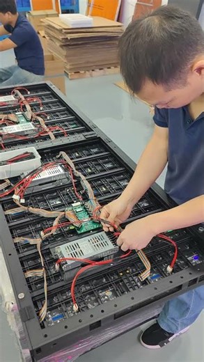 LED Poster Display Internal Wiring Explained! 💡 Easy Setup for Beginners #techguide #leddisplay