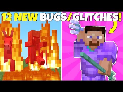 12 NEW Minecraft Glitches That Make NO SENSE!
