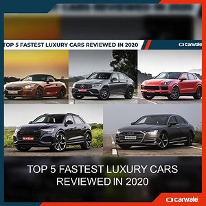 2020 might have been a dreadful year for carmakers in terms of car launches. But thankfully, we did manage to have a fair share of exciting cars. Luxurious cars! And yes, some even blistering fast ones. Here we take a look at the top five amongst them, which may not the best to set the pace, but are breathtakingly fast to push you back deep in the driver's seat. More details on: http://bit.ly/3oiUKay #CWSnippet #Cars2021 #Carlife #Carlifestyle #LuxuryCars #FastestLuxury #LuxuryCars | CarWale