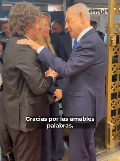 Benjamin Netanyahu recibió al presidente argentino, Javier Milei, en sus oficinas de Jerusalén. Durante su encuentro, el primer ministro israelí llamó a su homólogo