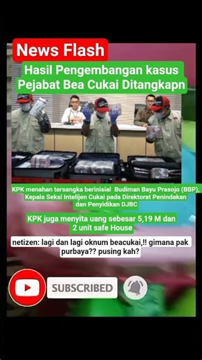 Lagi Pejabat Beacukai ditangkap KPK #viral #beritaterkini #short #shortvideo #kpk #purbaya #info