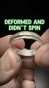 Fiona’s fidget ring found itself flattened and in need of fixing. Its spinning function wasn’t working and it was 3 sizes too large on her. Watch as I go through the process of rescuing her ring. www.MassoyanJewelers.com YouTube.com/@massoyanjewelers Instagram.com/massoyanjewelers TikTok.com/@massoyanjewelers #fidgetring #resoration #jewelryrepair #spinnerring #fisgetspinner #ringsizing #benchjeweler #ringsurgeon #silver #jeweler #crafstsmanship We are not accepting mail-in repairs 🚫📫 | Massoy