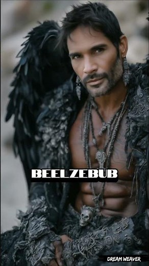 Six faces of demons created with artificial intelligence.