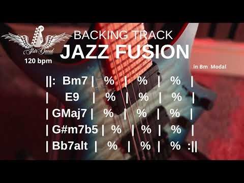Backing Track Jazz Fusion in Bm