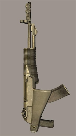 AN-94 Abakan Battle Setup and 2-Round Burst Fire #firearmeducation #gunmechanics #russia