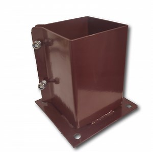 [Hot Item] Heavy-Duty Bolt Down Fence Post Support Shoes Anchors for Enhanced Stability