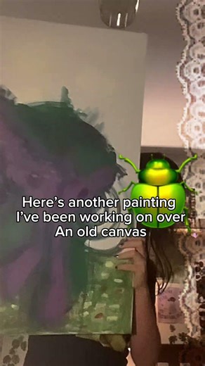 yay it was sm fun to experiment with new mediums :)) #thecranewives #fauna #artist